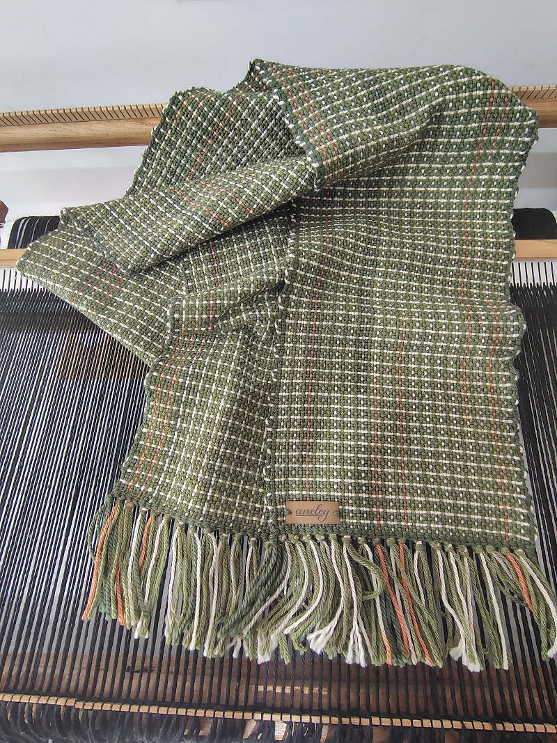 Bufandas tejidas en telar Chichin artesanales
